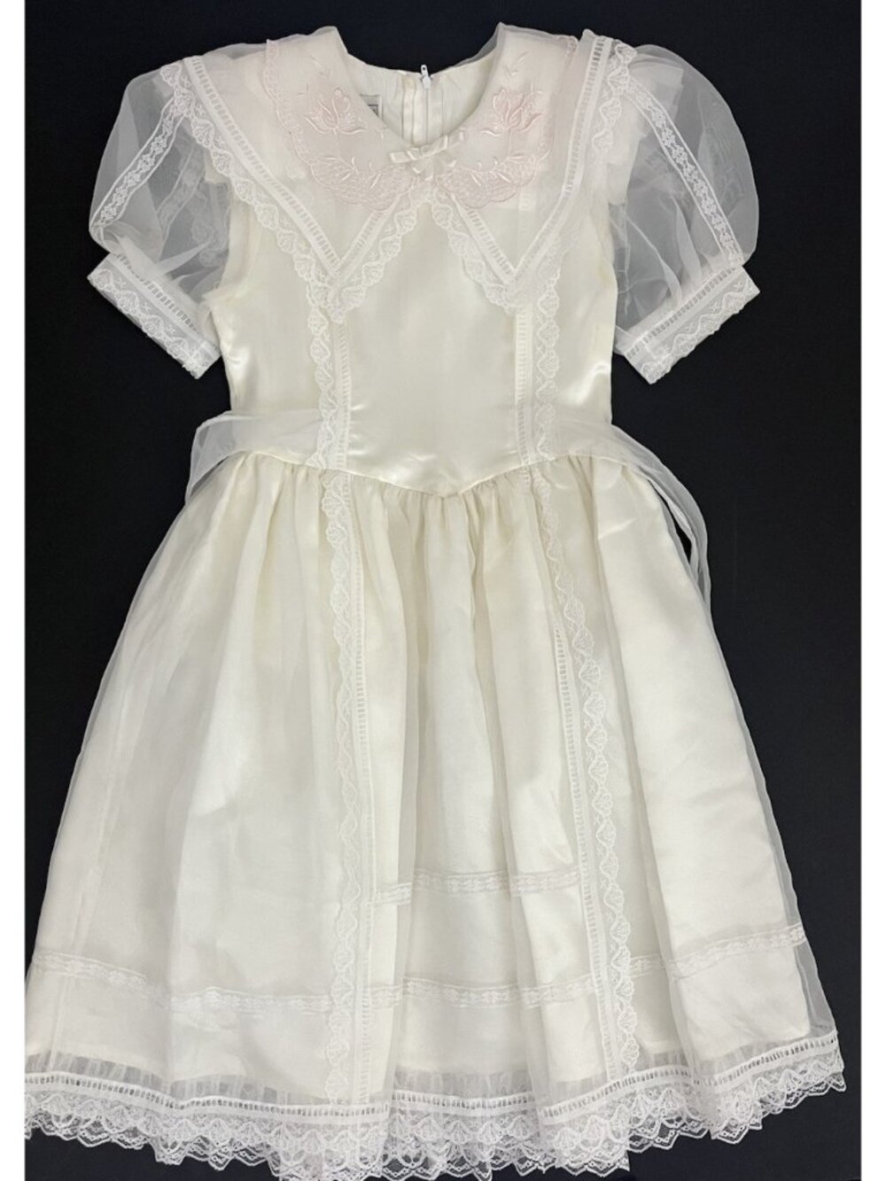 Jessica McClintock Gunne Sax Girl's 10 Party Communion Wedding Satin Dress
